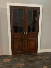 Load image into Gallery viewer, Custom Built: 6 Lite Single Small Large Antique Style French Doors Pre-Hung         (Glass French Doors, Sliding Barn Door, Hinge Doors, Pocket Door, Pantry Doors, Antique Doors, Custom Interior Doors)
