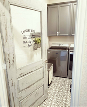 Load image into Gallery viewer, Custom Painted Distressed Door - Tumbleweed Home Furnishings