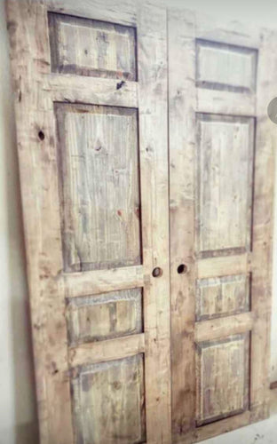 Solid 4 Panel Antique Inspired Door - Tumbleweed Home Furnishings 